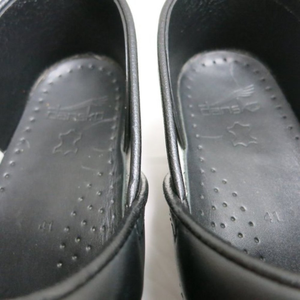 Dansko Leather Dress Clogs Shoes Women's Comfort Footwear Professional Sz 41 - Picture 2 of 7